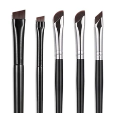 5Pcs Eyeliner Brushes Fine Angled Eye Liner Ultra thin Precision Makeup Brushes