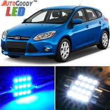 6 x Premium Blue LED Lights Interior Package for Ford Focus 2012-2014 + Tool