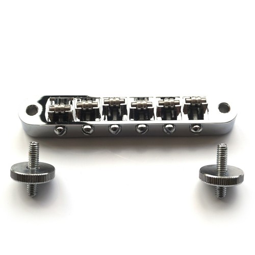 Roller Saddle Tune-O-Matic Bridge for Gibson Les Paul, Bigsby, SG, ES, Dot - Picture 9 of 16