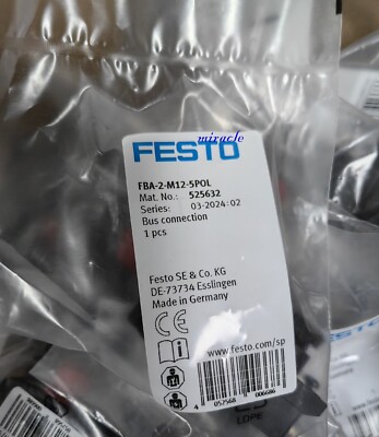 1PC FESTO FBA-2-M12-5POL 525632 brand new Pneumatic component bus connection