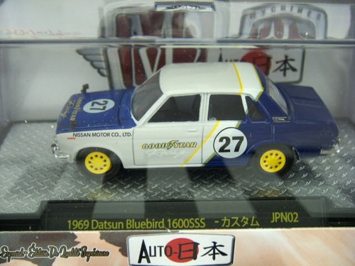 M2 Machines AUTO JAPAN 1969 NISSAN BLUEBIRD 1600 SSS NEW IN BOX - Picture 3 of 4