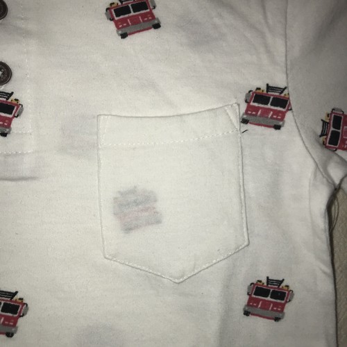 Gymboree ROK Boy size 4 Fire Engine Henley Top Shorts Sox Red Grey White New 3pc - Picture 5 of 10