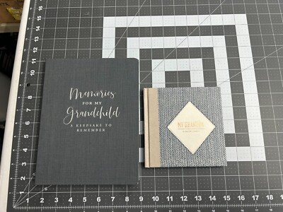 NEW 2-pack lot Memories for My Grandchild MY GRANDPA Cloth Bound Deluxe Edition