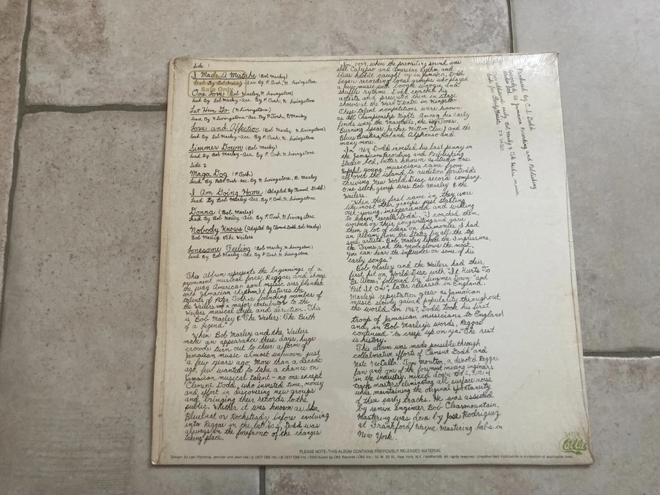 Bob Marley Legend LP, foto 2 di 4