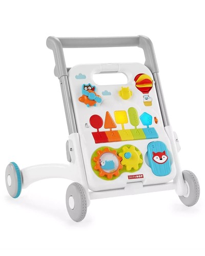 Baby Walker 4-in-1 Sit to Stand Convertible Light Up Music Toy *Box Damaged*