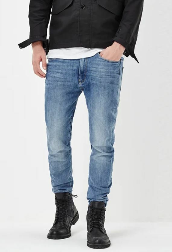 G-Star Raw Type-C 3D Super Slim W36 L34 Mens Blue Humber Stretch 