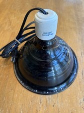 Zoo Med Deep Dome Lamp Fixture Black Reptile Terrarium Heat Lamp