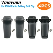 4PC MB-103 Belt Clip For ICOM BP-208N BP-209N BP-210N BP-211N BP-222N 2Way Radio