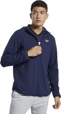 Reebok Men's Identity Train Woven Jacket, Vector Navy, Size L