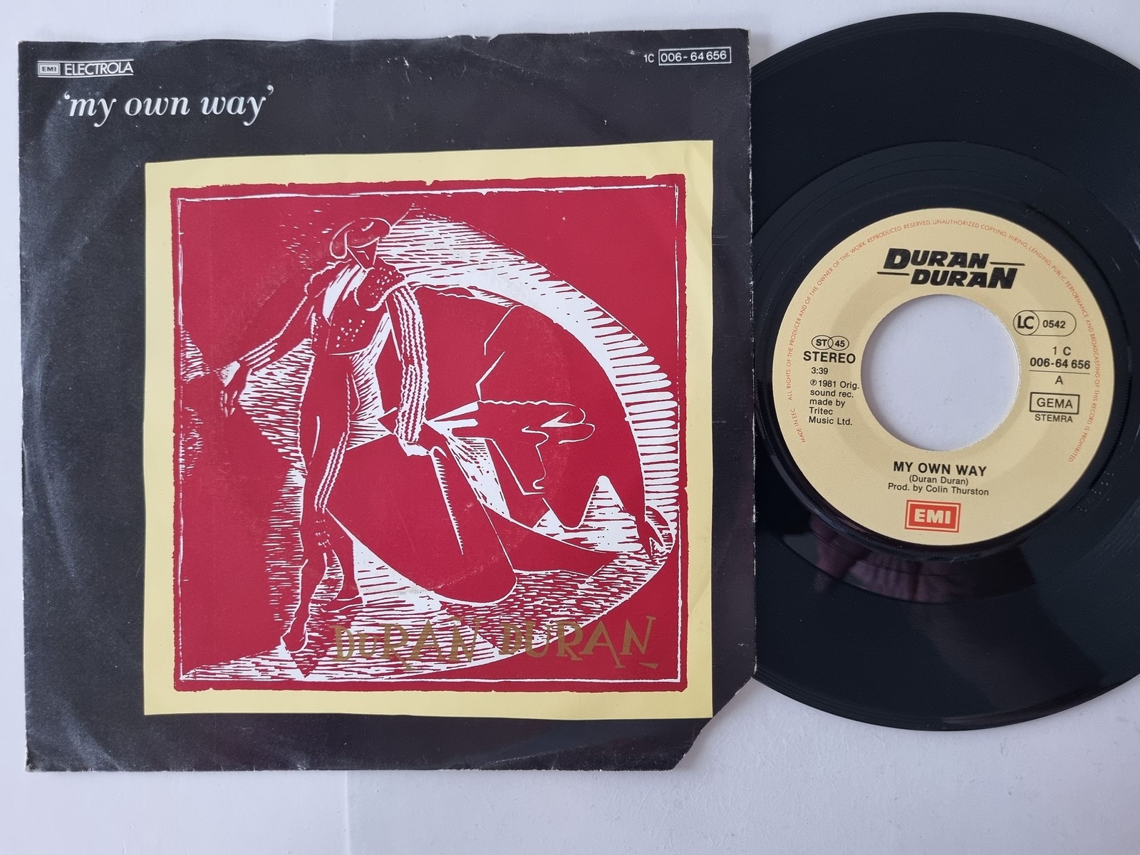 Duran Duran - My Own Way 7'' Vinyl Germany