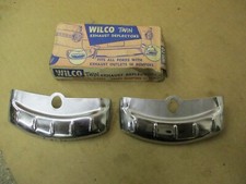 Nos Wilco 1950s Ford Bumper Insert Exhaust Deflectors Accessory Unused In Box