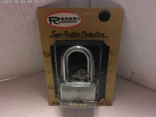 1980's Vintage Ronko padlock (BIG 3" x 5") New old stock made in taiwan