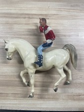 Vintage Hartland Western Rider Roy Rogers w/ Breyer family arabian stallion