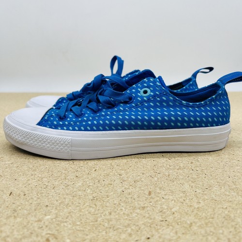 NEW sz 8 Womens Converse Chuck Taylor All Star II OX Blue 155507C