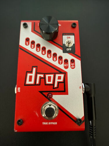 Digitech The Drop, E-Gitarren Effektpedal, Pitch Shifter - Foto 1 di 1