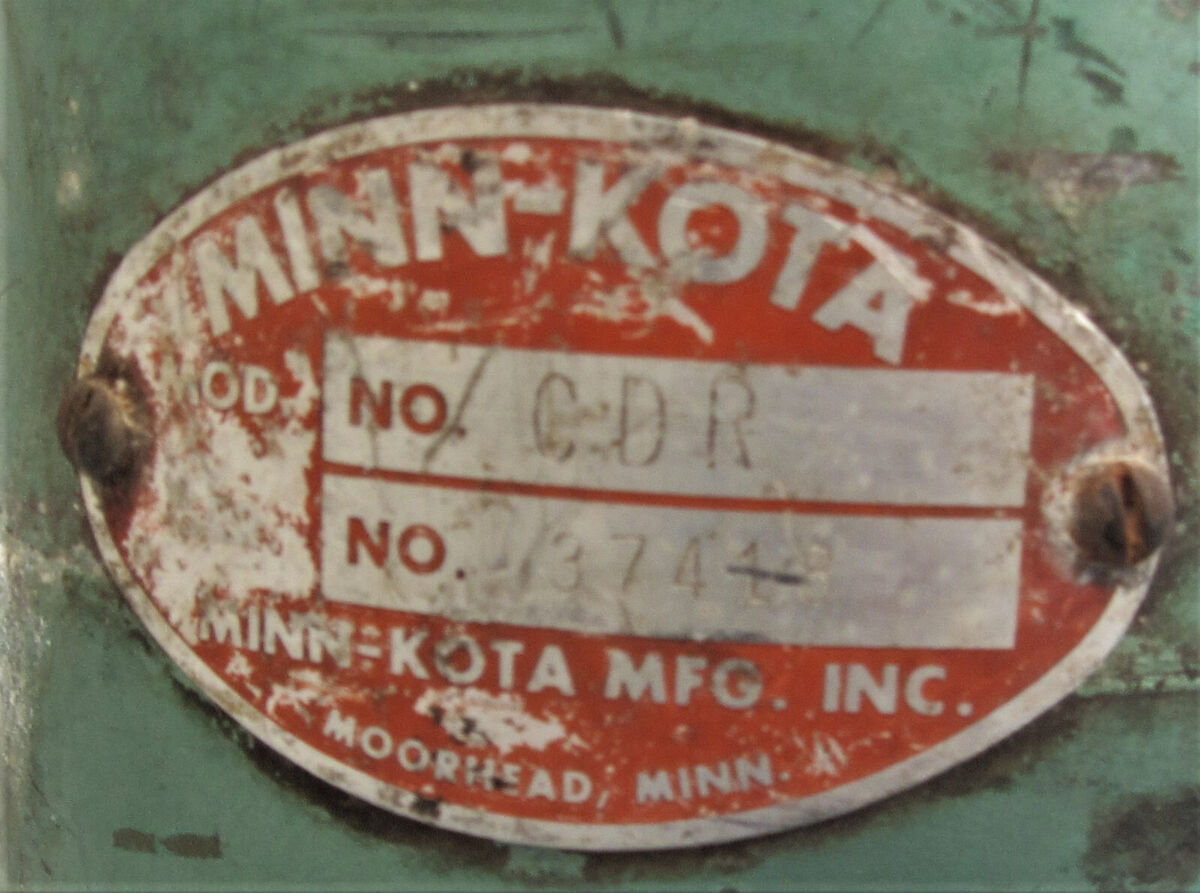 Vintage Minn-Kota CDR Trolling Electric Boat Motor 6-12 Volt Vintage Minn-Kota CDR Trolling Electric Boat Motor 6-12 Volt