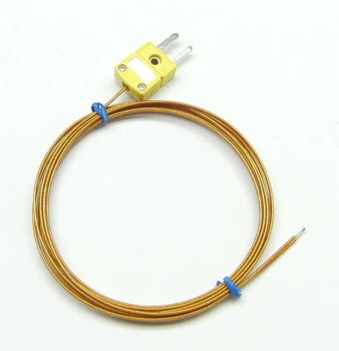 6 ft Type K Thermocouple with High Temperature Kapton Insulation up to 750 deg F