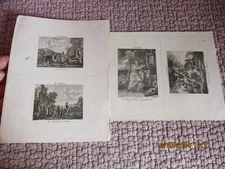 Antique Engraving M Rohen C Lebrun & E Le Sueur