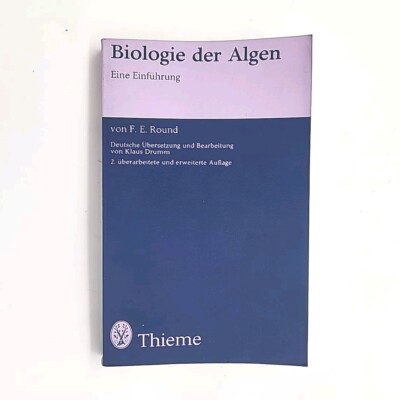 Biologie der Algen. Eine Einführung by F. E. Round 1975 Paperback Book