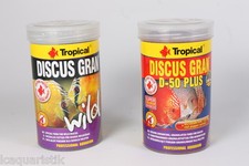 1000ml Tropical Wild Gran + 1000ml Discus Gran D 50 mangime per pesci Discus Discus