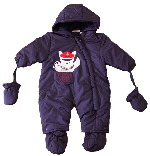TUTONE IMBOTTITO INTERO INVERNO BAMBINO NEONATO IMPERMEABILE TG.3/6 mesi |  eBay