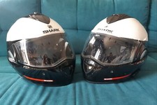 CASCO MODULARE JET SHARK EVOLINE 3 SERIES HAKKA - COPPIA CASCHI MISURE M & S