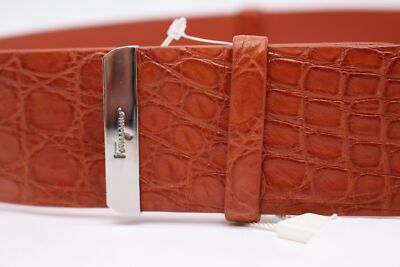 Salvatore Ferragamo Sunstone Orange Leather Belt Size 70 Salvatore Ferragamo Sunstone Orange Leather Belt Size 70 | eBay main image 3