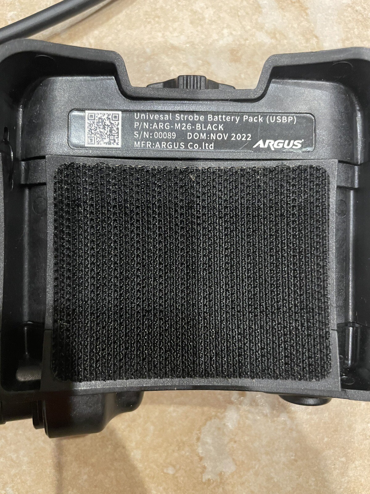 Argus Universal Strobe Battery Pack with Fisher Cable for Night Vision