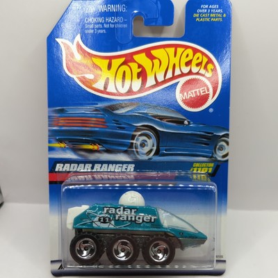 1998 Hot Wheels Collector No #1101 RADAR RANGER Teal White Radar Vintage (104)
