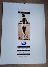 CALENDARIO PIN UP AUTOPISTA VINTAGE 1991 RARO Y COLECCIONABLE