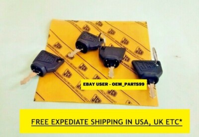 JCB Parti - Originale Accensione Chiave 2 Pz. (Parte N° 701/45501 - Foto 7