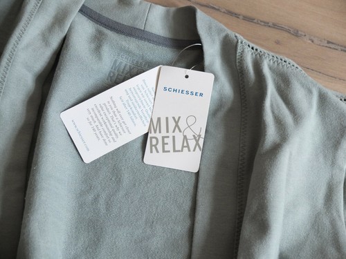 * SCHIESSER MIX&RELAX Homewear Sweatjacke Jacket Gr. 38 M NEU - Bild 5 von 6
