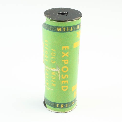 EMPTY Kodak Metal 620 Roll Film Spool with Backing Paper - Respooling ...