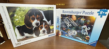Lot of 2 Puzzles Clementoni Paris 500 Piece  Ravensburger 200 XXL Jigsaw