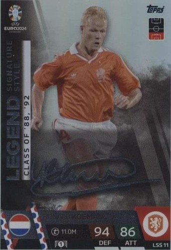 Topps Match Attax EURO 2024 LEGEND Signature Robin Van Persie Card