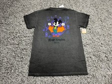 NEW Disney Shirt Adult Small Gray Mickeys Not So Scary Halloween Party Parks