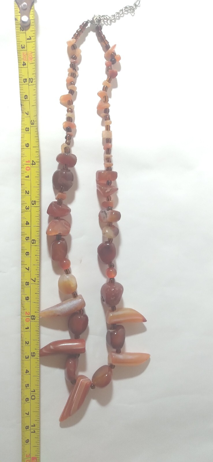 Carnelian Agate Stone Crystal Statement Choker Ne… - image 8