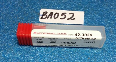 INTERNAL TOOL # 42-3020   .080'' BORE  .400'' DEPTH  THREAD STYLE  
