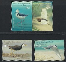2008 Cocos Keeling Islands SG# 434-437 Visiting Birds set of 4 mint MUH MNH