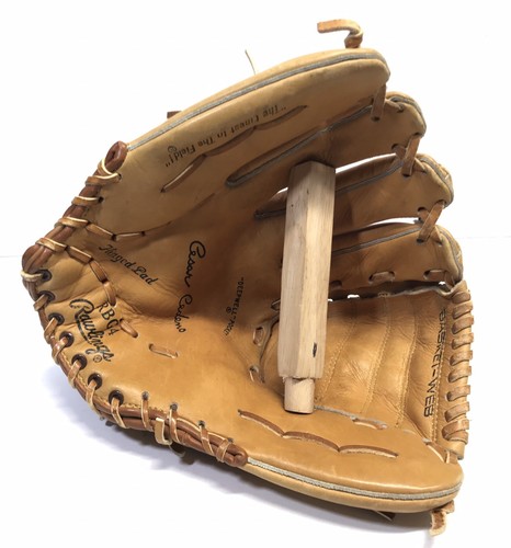 Rawlings Cesar Cedeno Softball Baseball Glove Basket Web RBG4 Left Hand Throw - Picture 8 of 12
