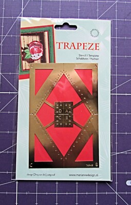  Trapez Metall Schablone Schablone Fadenkunst von Marianne Design