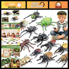 Educational Insect Toy Set for Kids - 12PCS Bug Figurines, Fun Learning Models