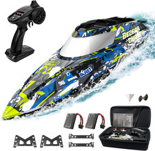 TX123 Remote Control Boats - Fast Speed RC Boat 32 KPH with a Portable Suitcase