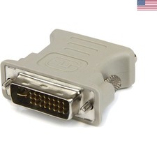Compact DVI to VGA Adapter Cable - Male to Female, 1 Pack for Easy Connectivity