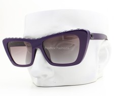 Chanel Sunglasses Dark Purple Gunmetal CC Trim ch5540A 1758/11 with Case