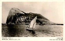 BEANLAND, MALIN & CO. LTD., GIBRALTAR, Rock, Bay Postcard