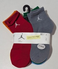 Nike Jordan Cushioned Ankle 6 pack BJ0593 N4V men's socks sz 6-8 Brand New