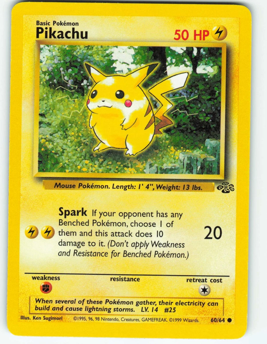 Wizards of the Coast Pikachu Pokémon TCG Jungle Individual