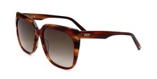 Image of Mcm MCM701S Striped cognac 57/17/145 WOMAN Sunglasses