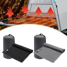 Heated Sleeping Bag Pad Heater Adjustable Temperature with Storage Bag, Heated